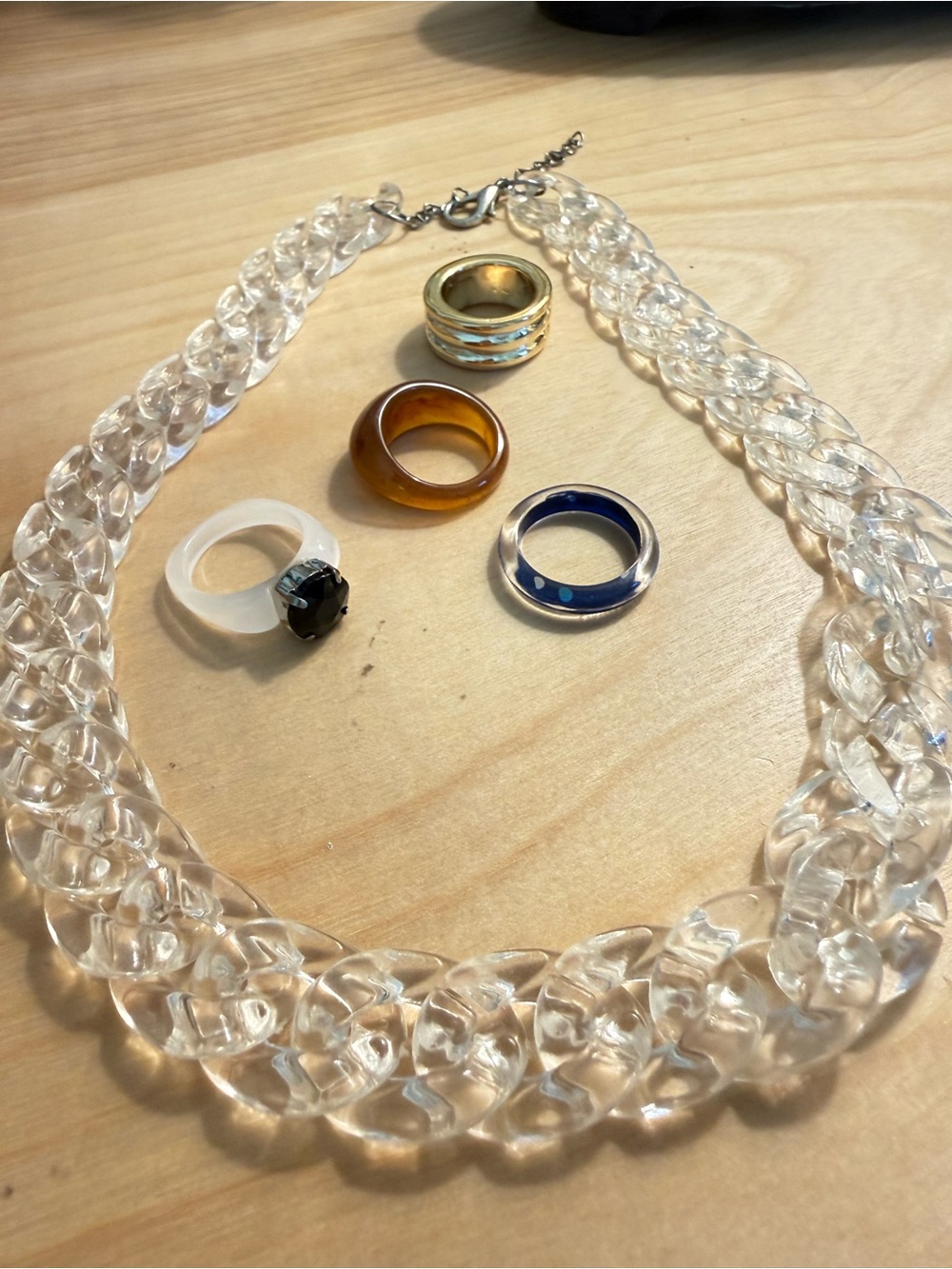 Vintage plastic jewelry lot